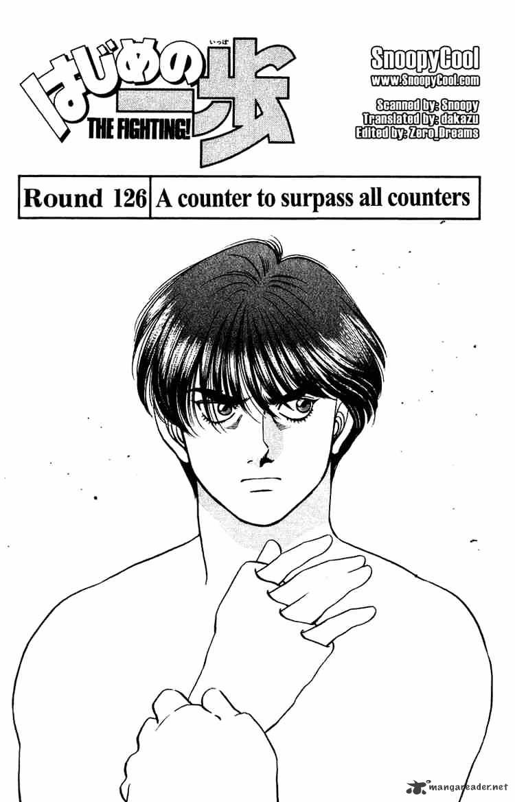 Hajime no Ippo: Fighting Spirit, Chapter 126 image 01